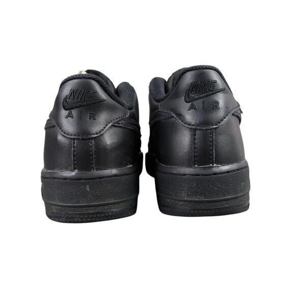Nike Shoes Kids 6 Sneakers Air Force 1 Low LE Black GS Trainers Classic Leather - Picture 5 of 12
